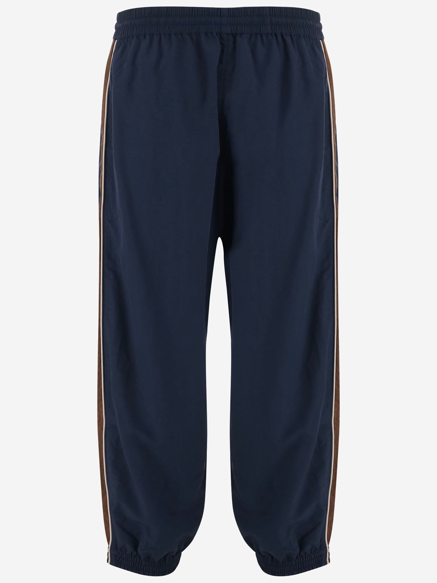 PANTALONI IN NYLON CON BANDE LATERALI MUWPA004046N 014 WILLY CHAVARRIA 