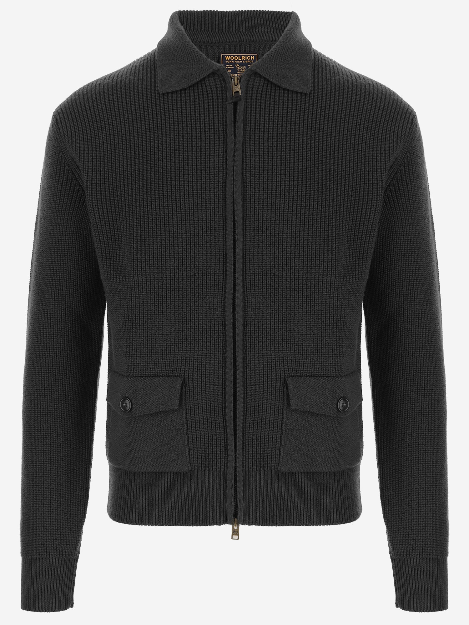 MAGLIA FULL-ZIP IN LANA CFWOKN2075MRUF0428 100 WOOLRICH 
