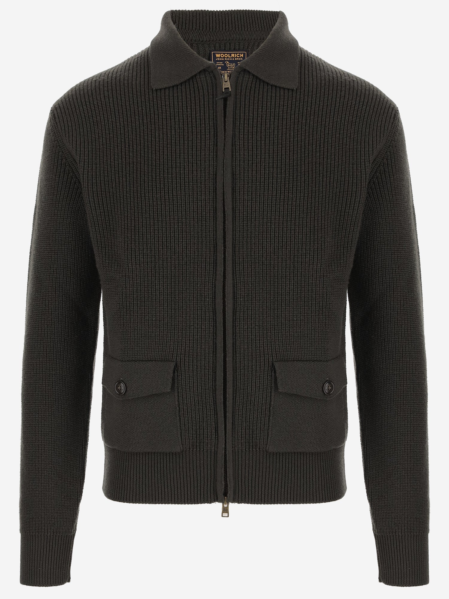 MAGLIA FULL-ZIP IN LANA CFWOKN2075MRUF0428 6680 WOOLRICH 