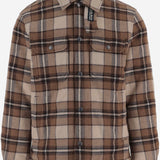 CAMICIA IN MISTO LANA A QUADRI CFWOOS2018MBUT3046 7449 WOOLRICH 