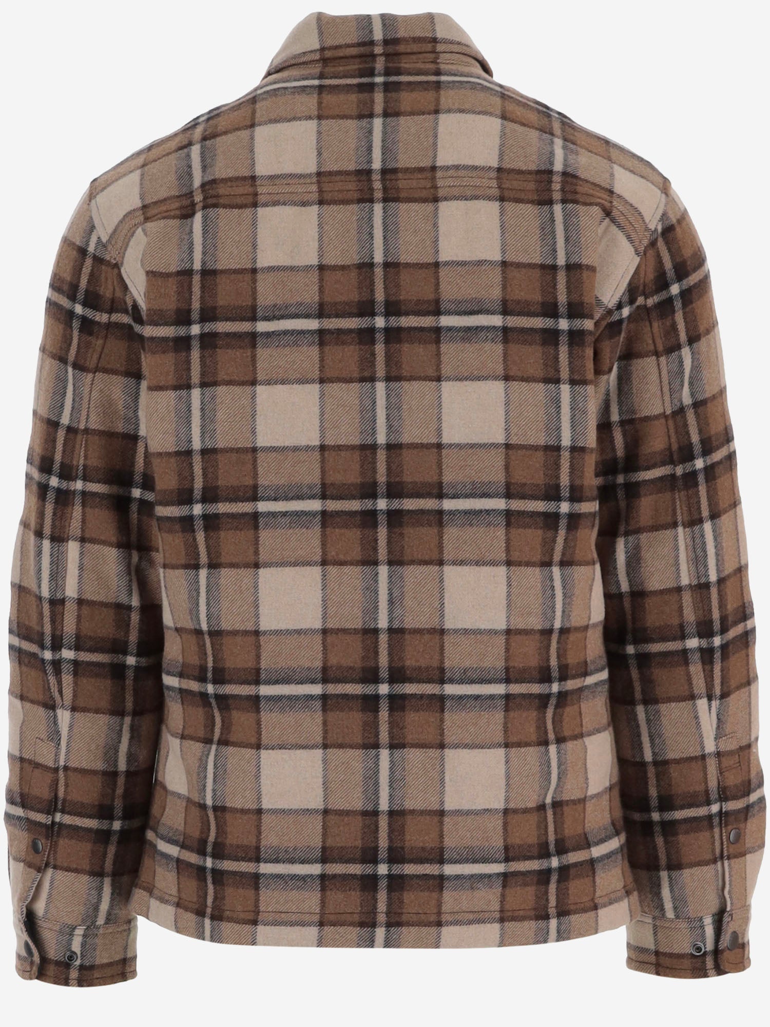 CAMICIA IN MISTO LANA A QUADRI CFWOOS2018MBUT3046 7449 WOOLRICH 