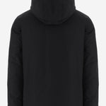 GIUBBOTTO IN MISTO COTONE CON LOGO CFWOOU0771MBUT0001 BLK WOOLRICH 