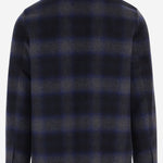 Camicia in misto lana con motivo a quadri CFWOOU2185MRUT5417 30037 WOOLRICH 