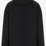 CAPPOTTO IN TESSUTO TECNICO CON CAPPUCCIO CFWOOU2197MRUT5449 BLK WOOLRICH 
