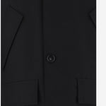 CAPPOTTO IN TESSUTO TECNICO CON CAPPUCCIO CFWOOU2197MRUT5449 BLK WOOLRICH 