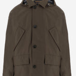 CAPPOTTO IN TESSUTO TECNICO CON CAPPUCCIO CFWOOU2197MRUT5449 DAG WOOLRICH 