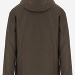 CAPPOTTO IN TESSUTO TECNICO CON CAPPUCCIO CFWOOU2197MRUT5449 DAG WOOLRICH 