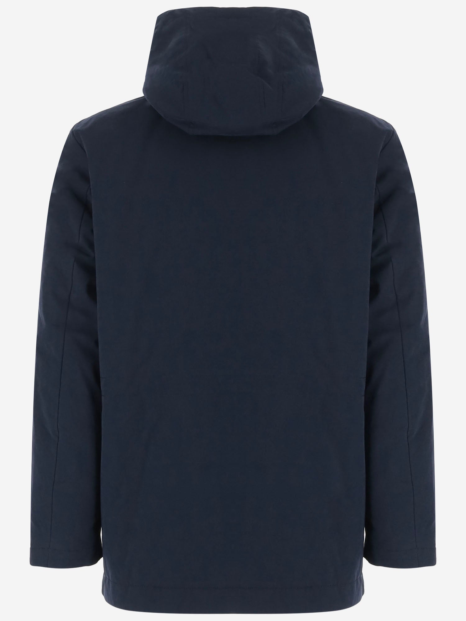 GIUBBOTTO IN MISTO COTONE CON CAPPUCCIO CFWOOU2203MRUT3780 3989 WOOLRICH 