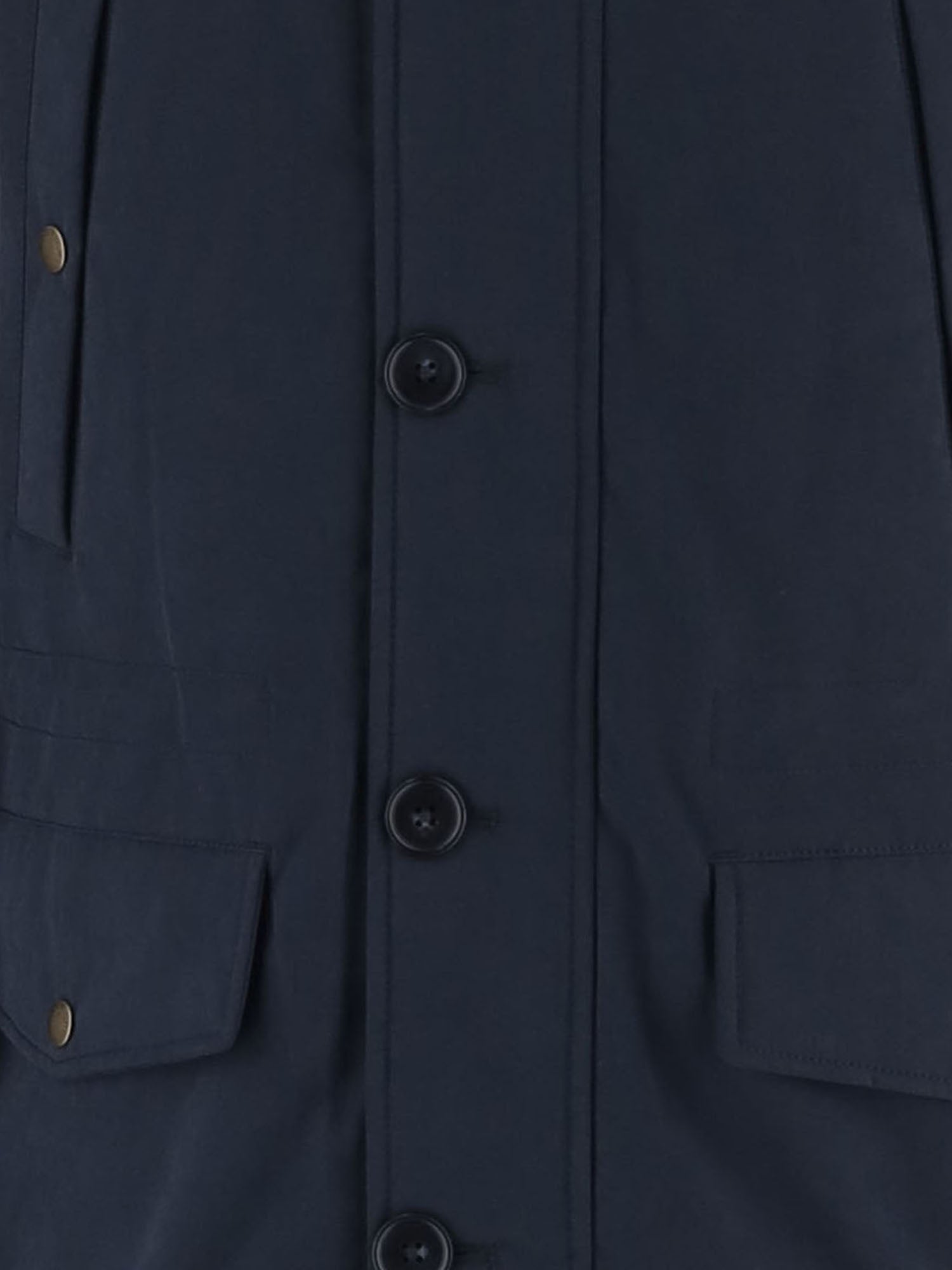 GIUBBOTTO IN MISTO COTONE CON CAPPUCCIO CFWOOU2203MRUT3780 3989 WOOLRICH 
