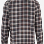 Camicia check in Cotone CFWOSI2036MRUT5436 10053 WOOLRICH 