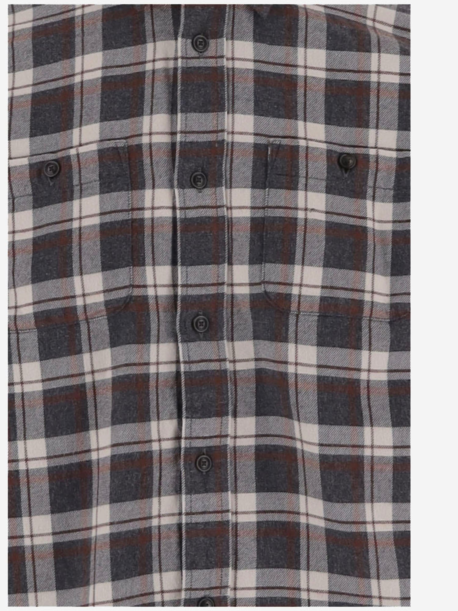 Camicia check in Cotone CFWOSI2036MRUT5436 10053 WOOLRICH 
