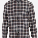 Camicia check in Cotone CFWOSI2036MRUT5436 10053 WOOLRICH 