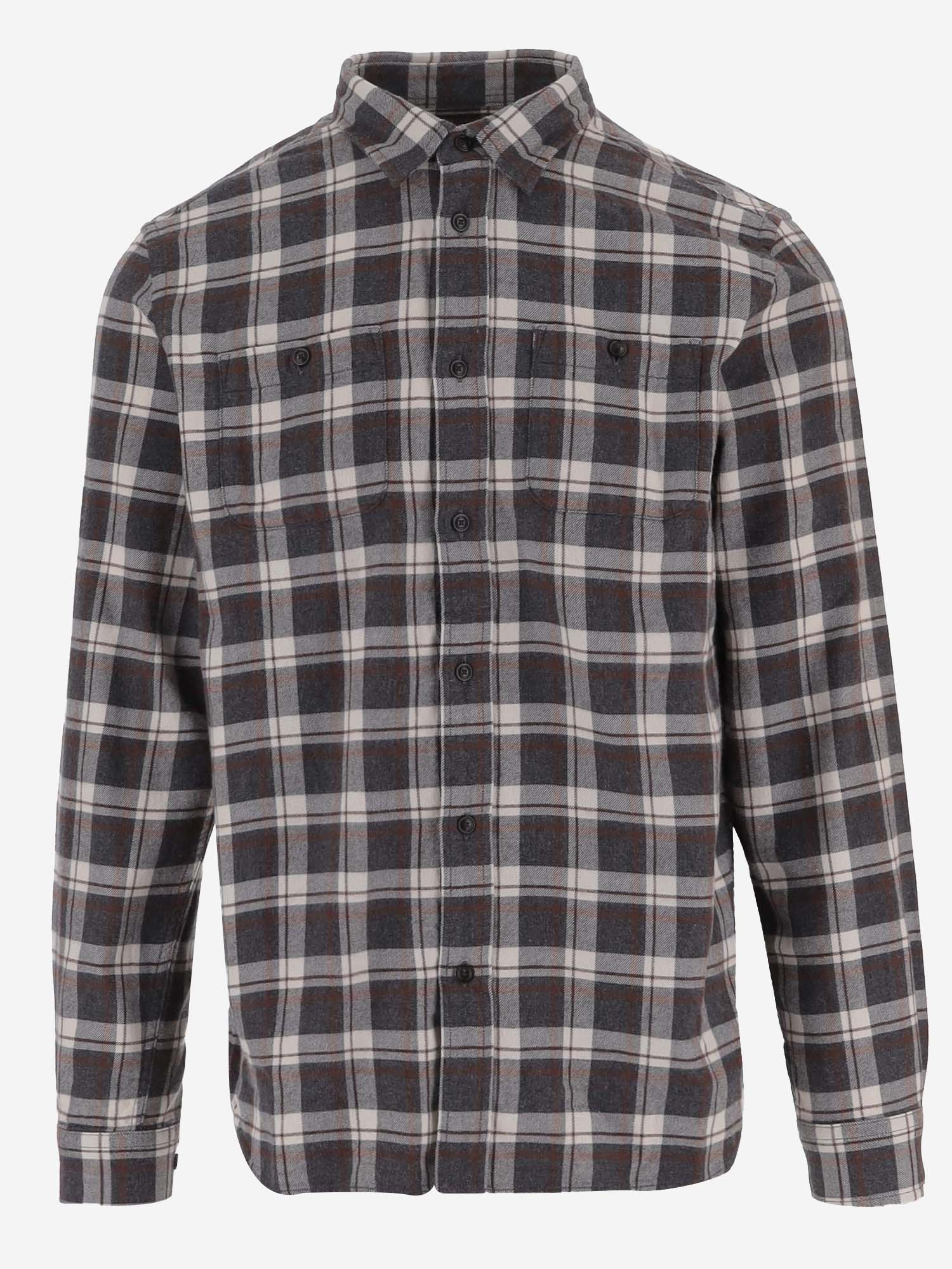 Camicia check in Cotone CFWOSI2036MRUT5436 10053 WOOLRICH 