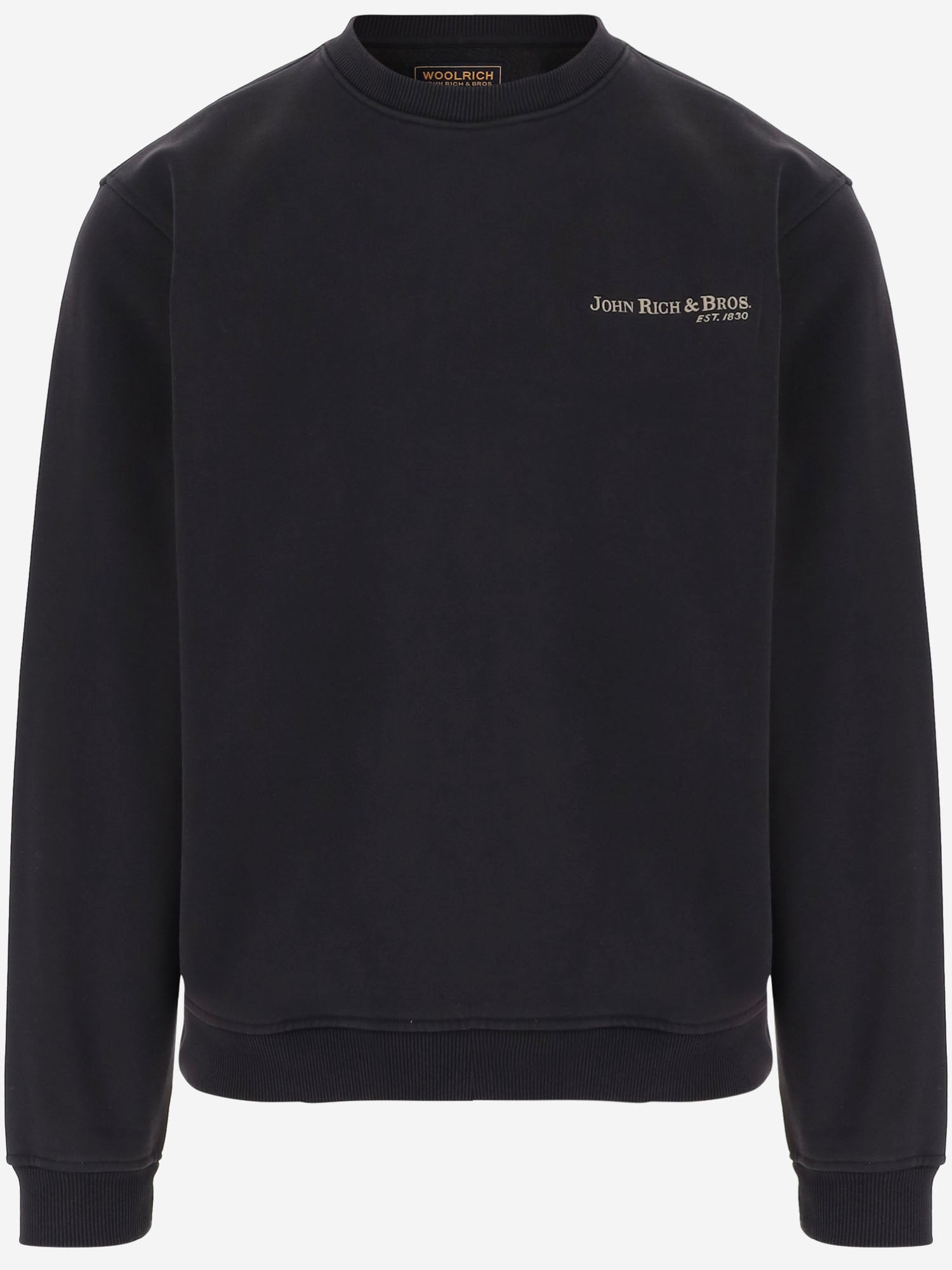 FELPA IN MISTO COTONE CON LOGO CFWOSW2047MRUT5439 100 WOOLRICH 