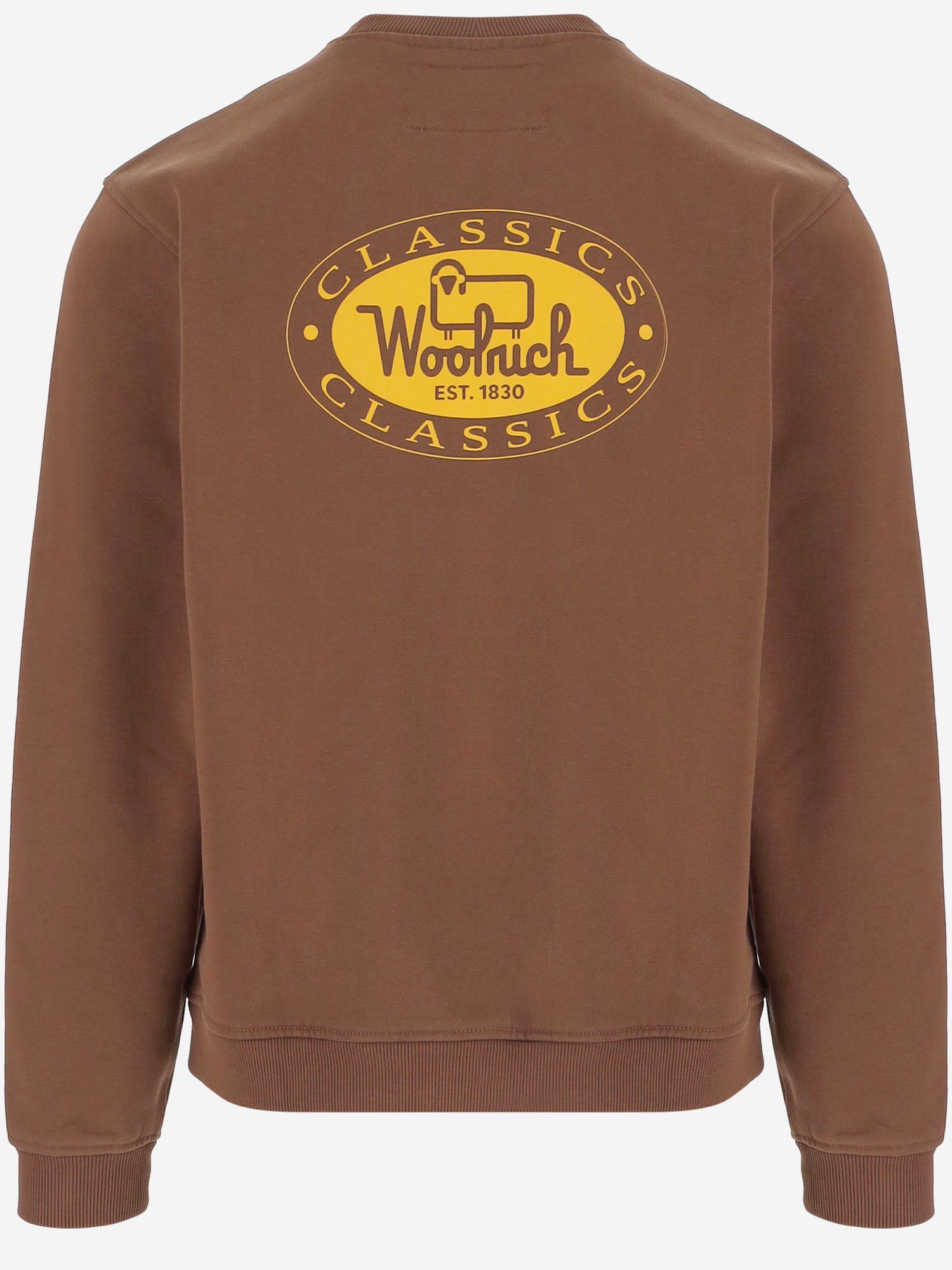 FELPA IN MISTO COTONE CON LOGO CFWOSW2047MRUT5439 7446 WOOLRICH 
