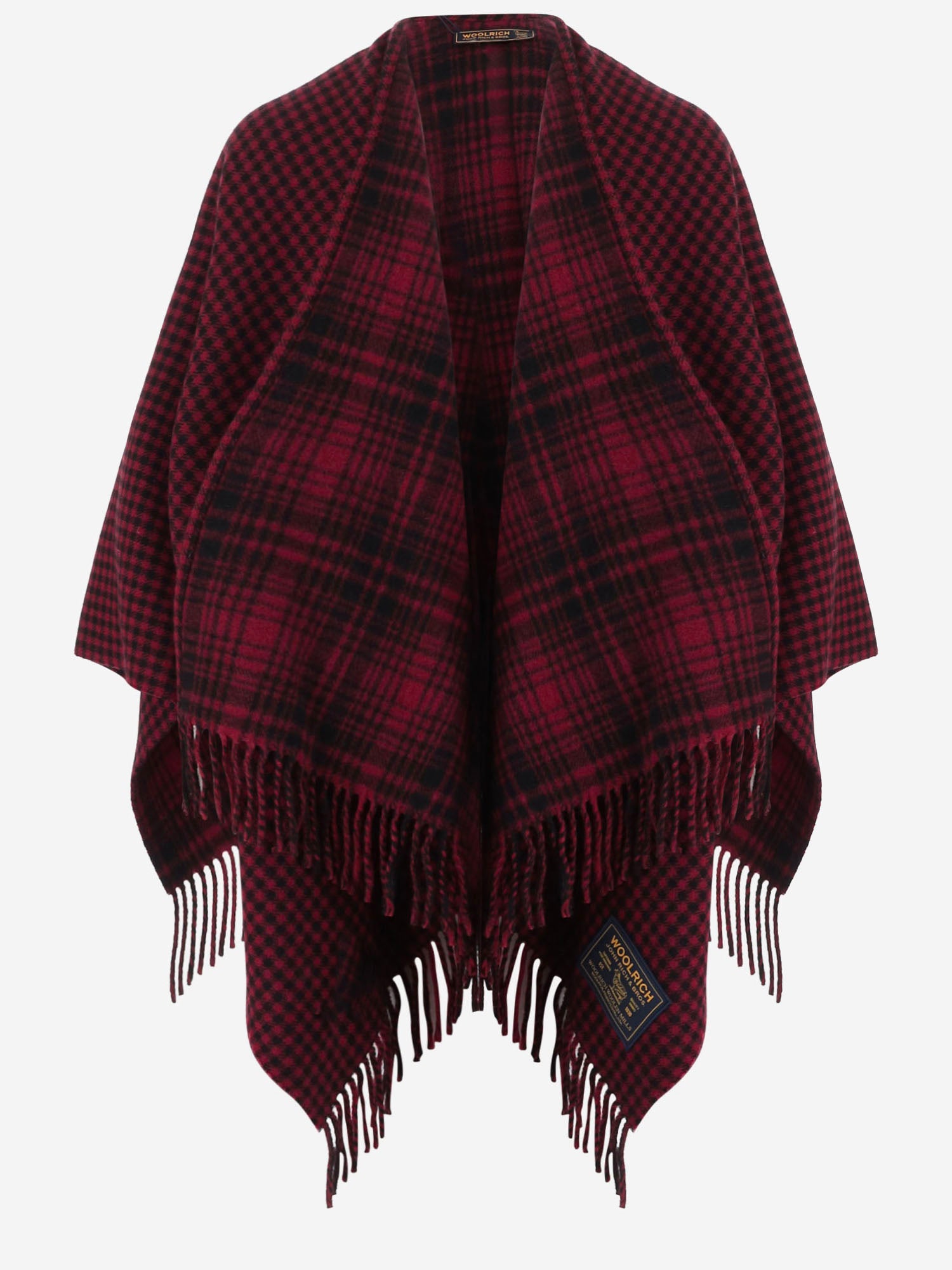 MANTELLA IN LANA CON MOTIVO CHECK CFWWAC2047FRUT5549 593 WOOLRICH 