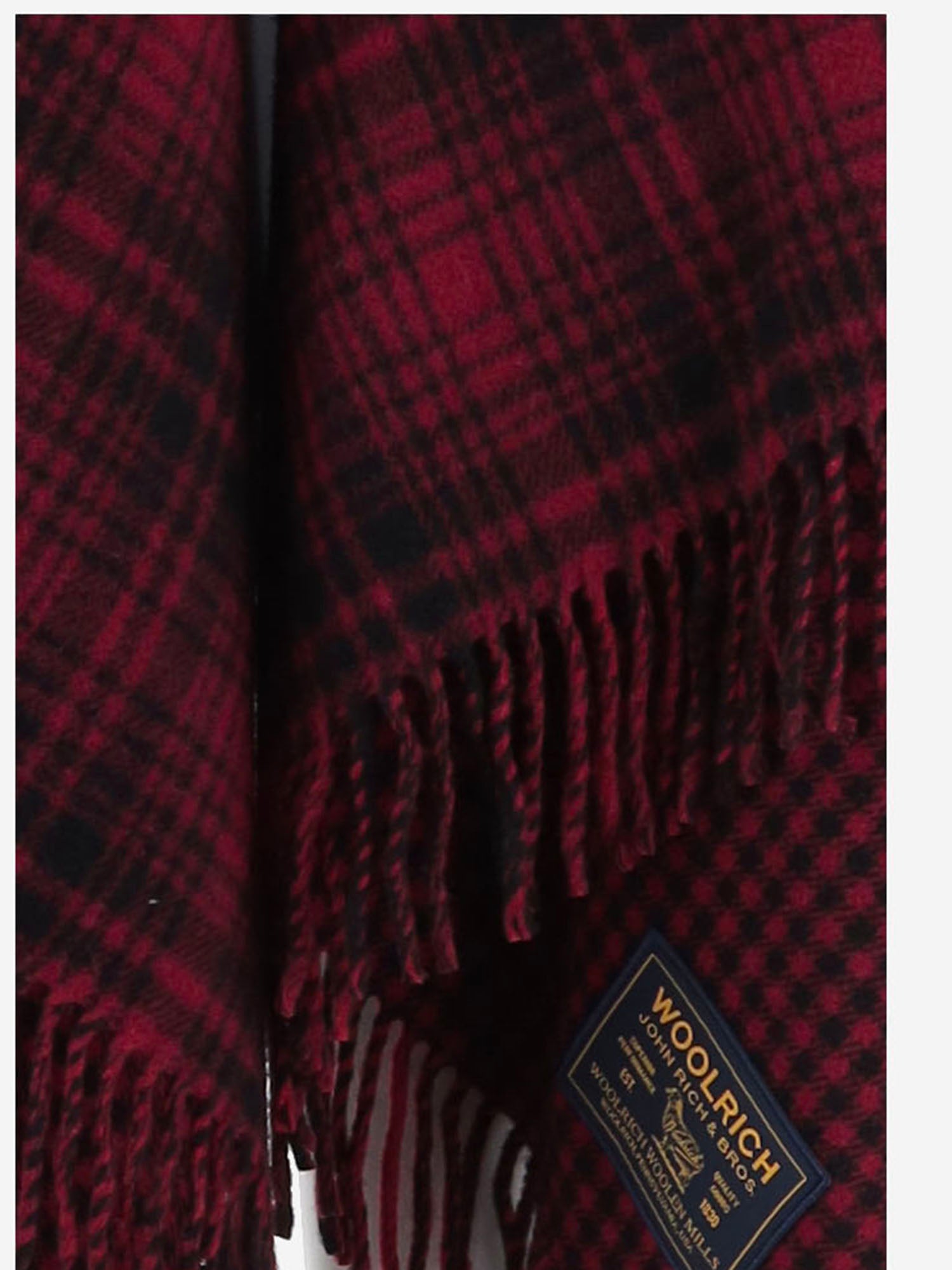 MANTELLA IN LANA CON MOTIVO CHECK CFWWAC2047FRUT5549 593 WOOLRICH 