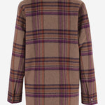 Camicia in misto lana con motivo a quadri CFWWOS2037FRUT5417 7451 WOOLRICH 