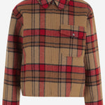 Camicia in misto lana con motivo a quadri CFWWOS2038FRUT5417 5551 WOOLRICH 