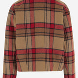 Camicia in misto lana con motivo a quadri CFWWOS2038FRUT5417 5551 WOOLRICH 
