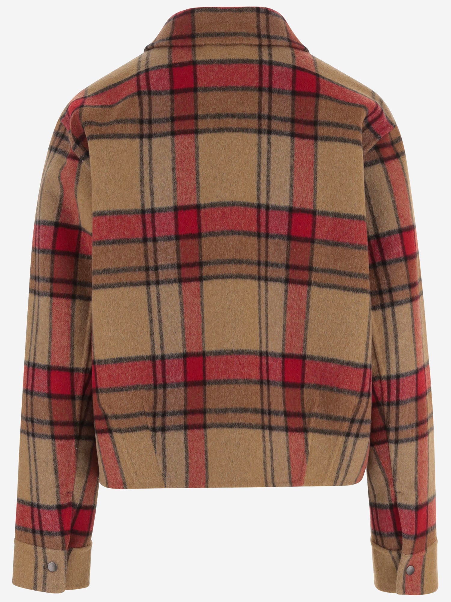 Camicia in misto lana con motivo a quadri CFWWOS2038FRUT5417 5551 WOOLRICH 