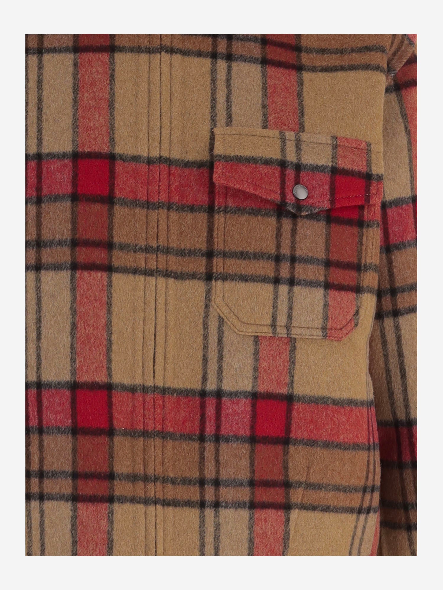 Camicia in misto lana con motivo a quadri CFWWOS2038FRUT5417 5551 WOOLRICH 