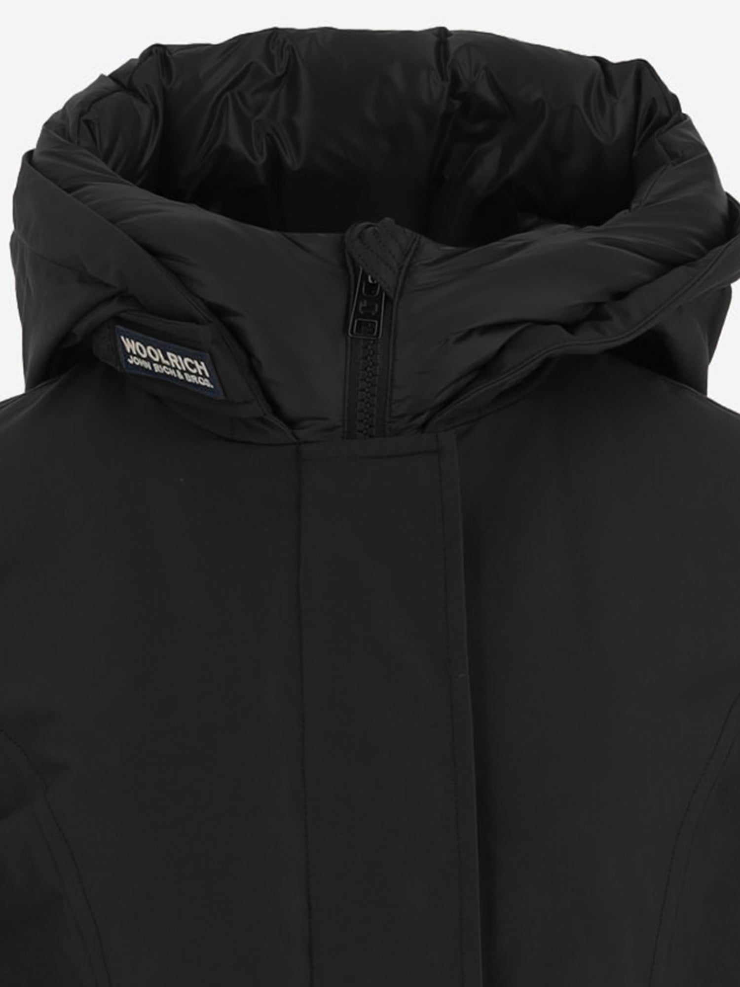 GIUBBOTTO CON CAPPUCCIO IN MISTO COTONE CFWWOU0580FBUT0001 BLK WOOLRICH 