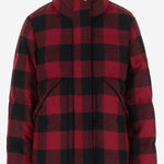 PIUMINO IN LANA A QUADRI CFWWOU2257FRUT5468 5321 WOOLRICH 