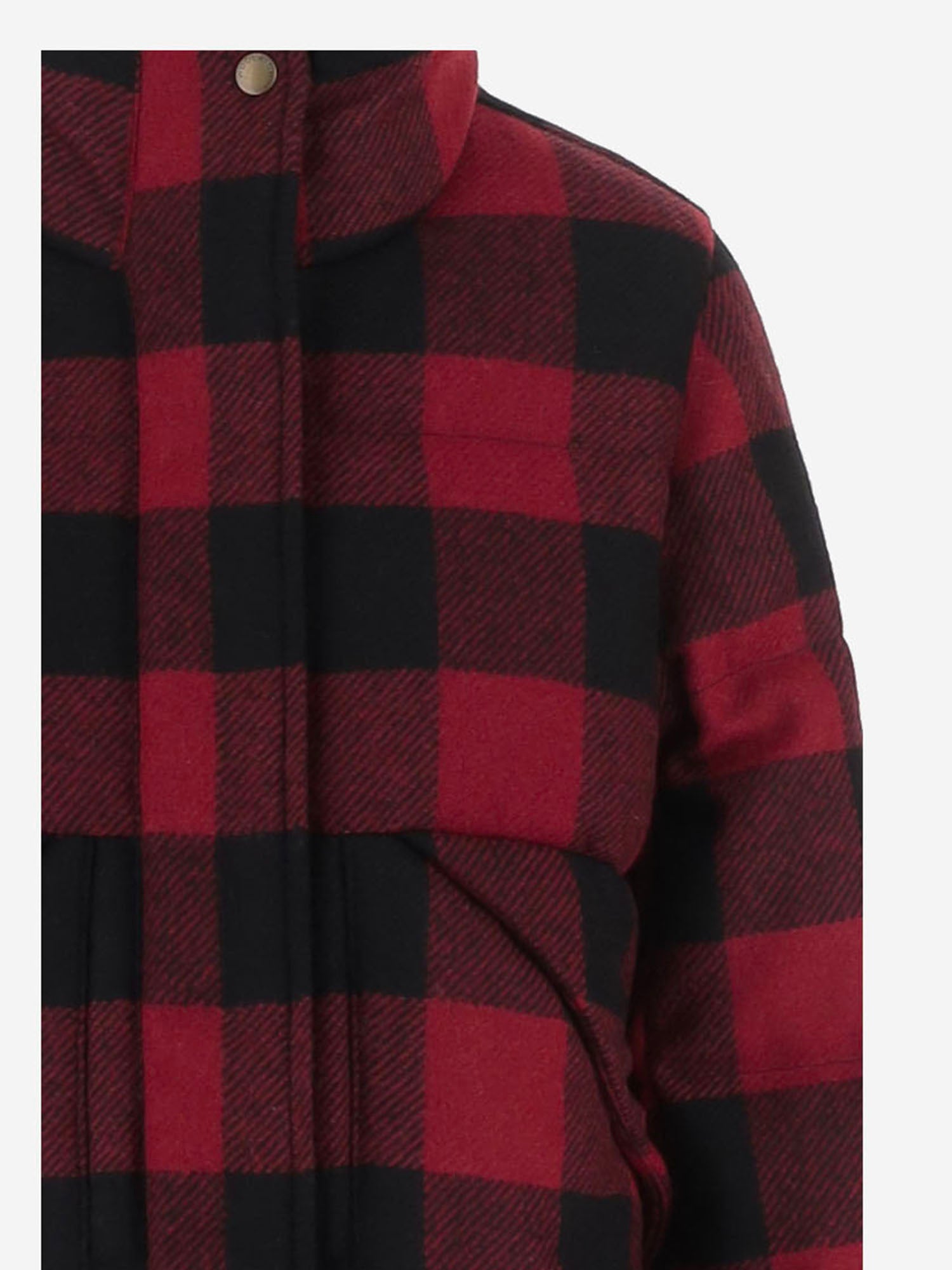 PIUMINO IN LANA A QUADRI CFWWOU2257FRUT5468 5321 WOOLRICH 