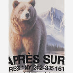 T-SHIRT IN COTONE CON STAMPA GRAFICA 63MYMOUNTAINT-SHIRT WHITE APRES SURF 