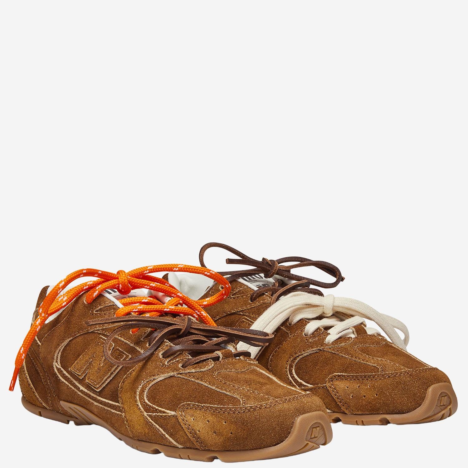 SNEAKERS NEW BALANCE X MIU MIU 530 SL IN SUEDE 5E165E Z5OF0401 MIU MIU 