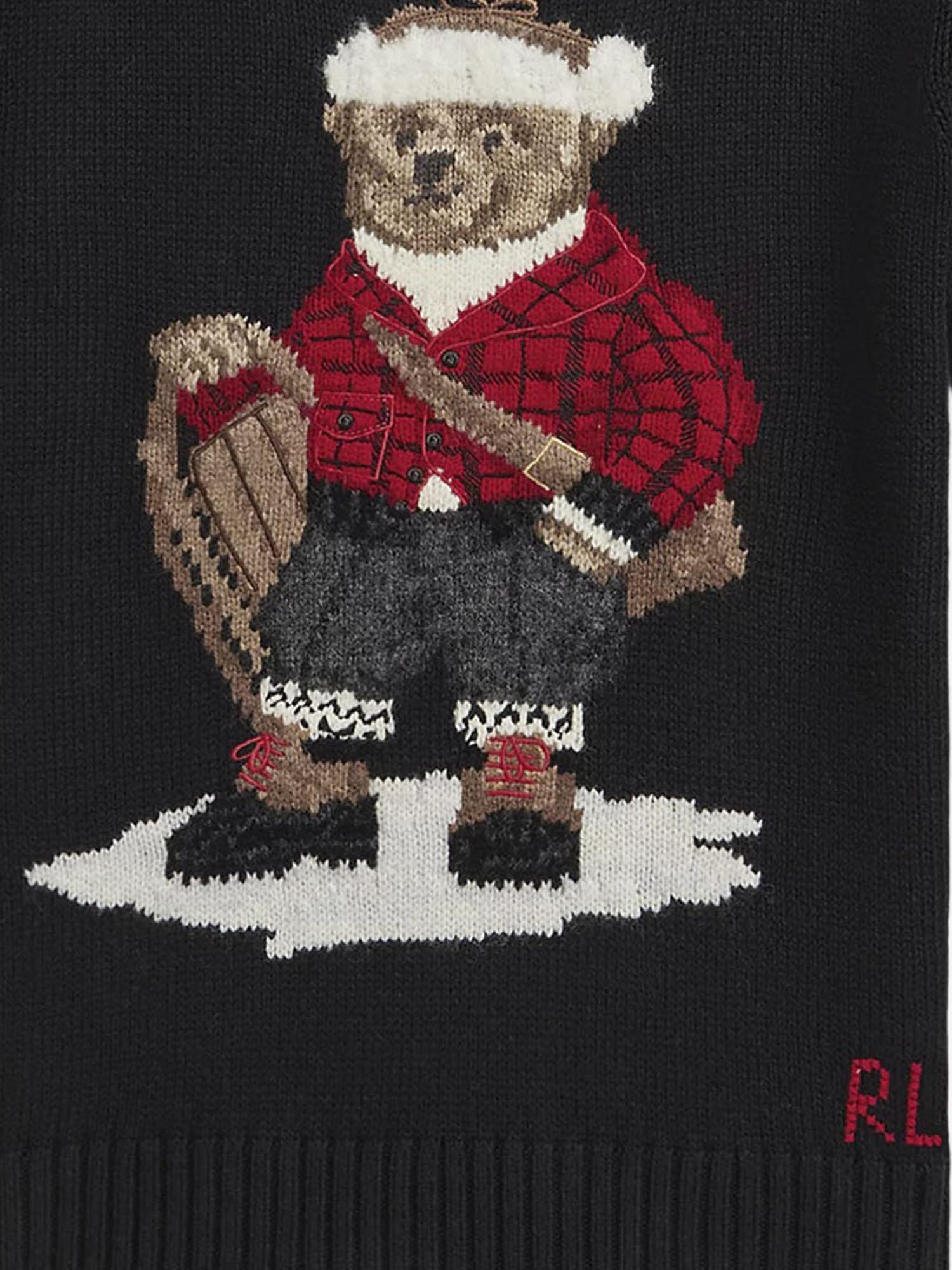MAGLIA IN COTONE CON POLO BEAR 323981629 001 POLO RALPH LAUREN KIDS 