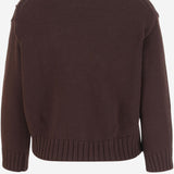 PULLOVER IN MISTO COTONE CON RICAMO P103 400 BRUNO MANETTI 