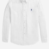CAMICIA IN LINO CON LOGO 323967600 003 POLO RALPH LAUREN KIDS 