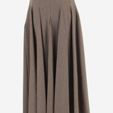 GONNA LUNGA IN LANA STRETCH BELLICO1234 003 MAX MARA 