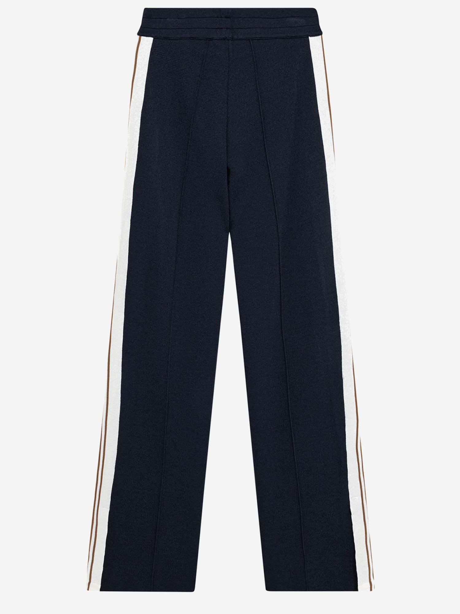 PANTALONI IN MISTO VISCOSA CON LOGO PAPMB6KB BLUE* AUTRY 
