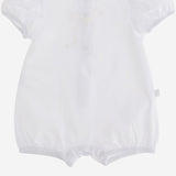 Tutina in cotone stretch con fiocco P25TO273MF032 0101 IL GUFO KIDS 