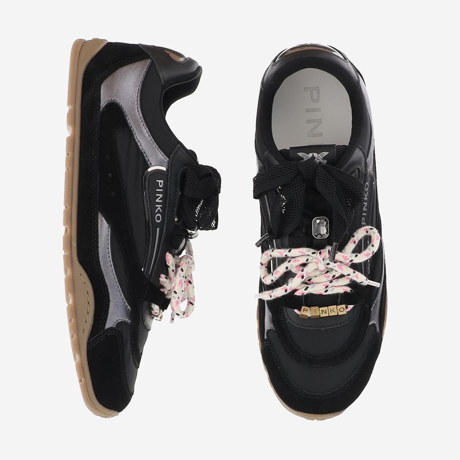 SNEAKERS YULIA CON LACCI BICOLORE SS0185 P076Z99 PINKO 