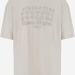 T-SHIRT IN COTONE CON LOGO S50GC0705 S24567103 MAISON MARGIELA 