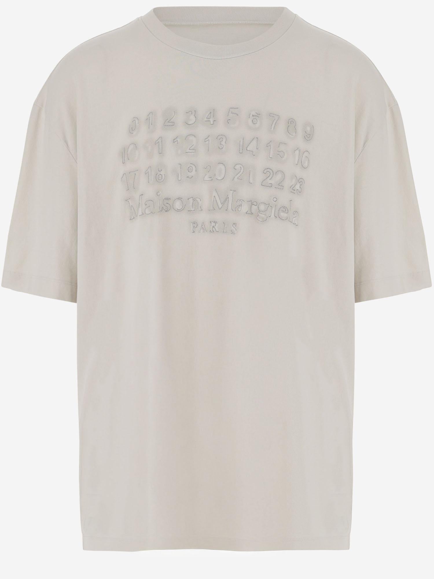 T-SHIRT IN COTONE CON LOGO S50GC0705 S24567103 MAISON MARGIELA 