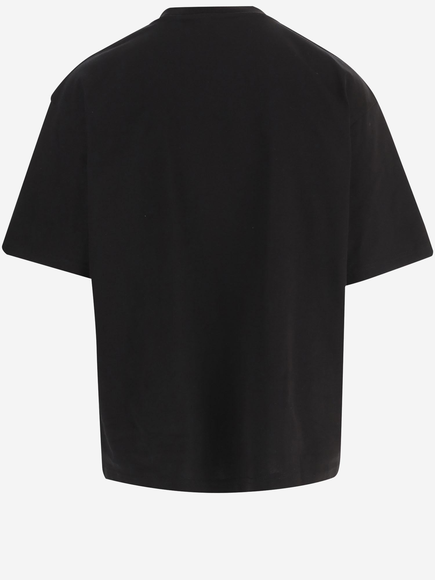 T-SHIRT IN COTONE CON STAMPA 80OAHT12 CJ518899 JUST CAVALLI 