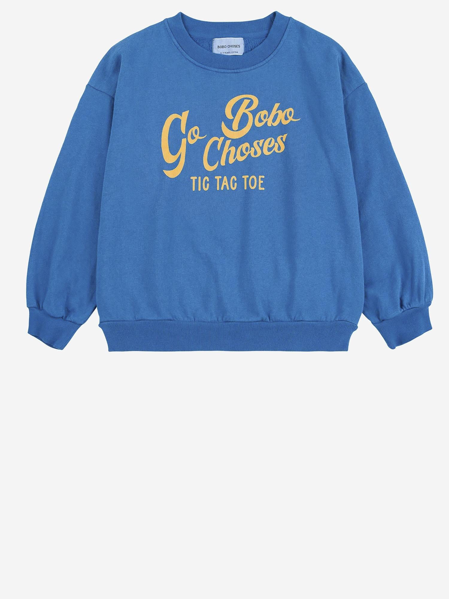 FELPA IN COTONE CON STAMPA B225AC028  BOBO CHOSES KIDS 