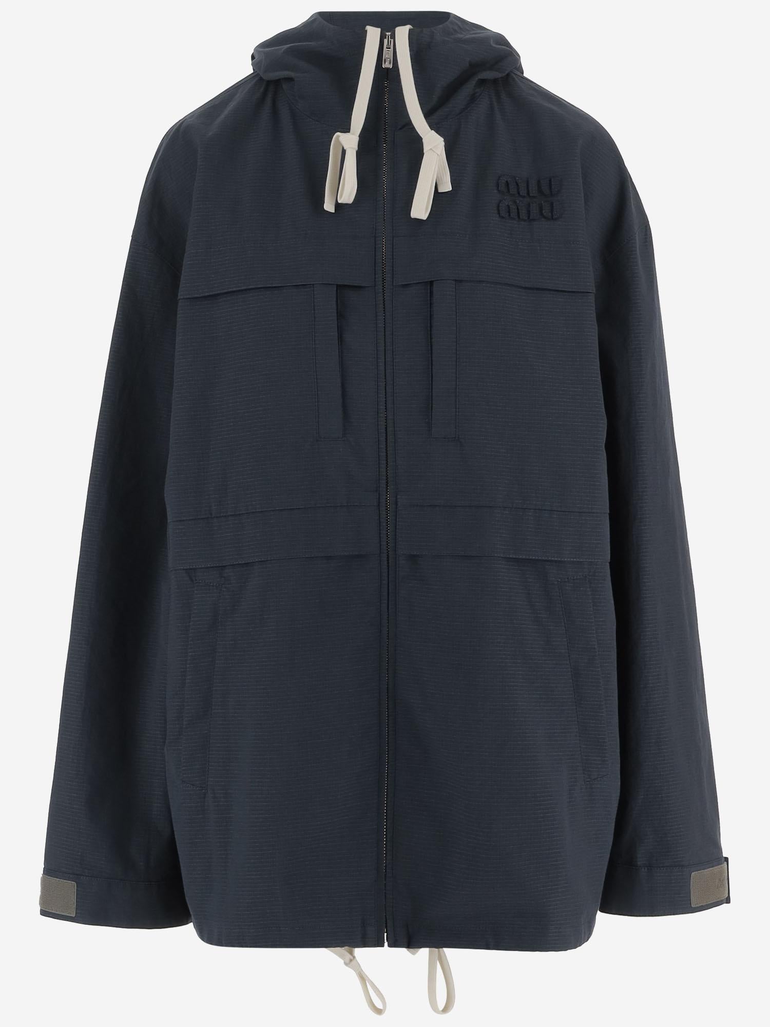 GIACCA BLOUSON IN RIPSTOP ML1460 19CUF0008 MIU MIU 