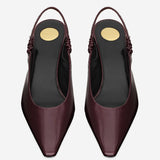 DÉCOLLETÉ ANNE-MARIE IN PELLE 841183 AAEHI6629 SAINT LAURENT 