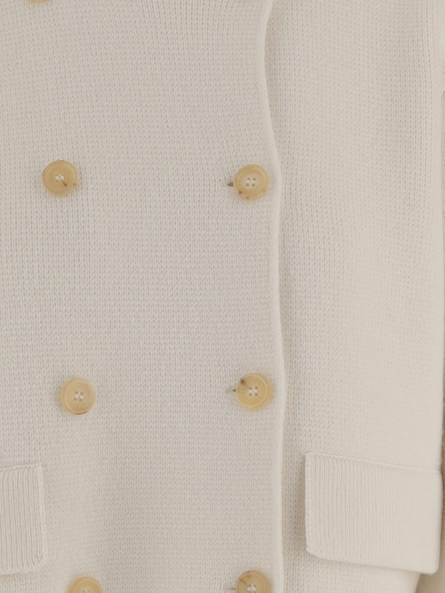 GIACCA DOPPIOPETTO IN MAGLIA DI CASHMERE KNCD2609 2 ARCH4 