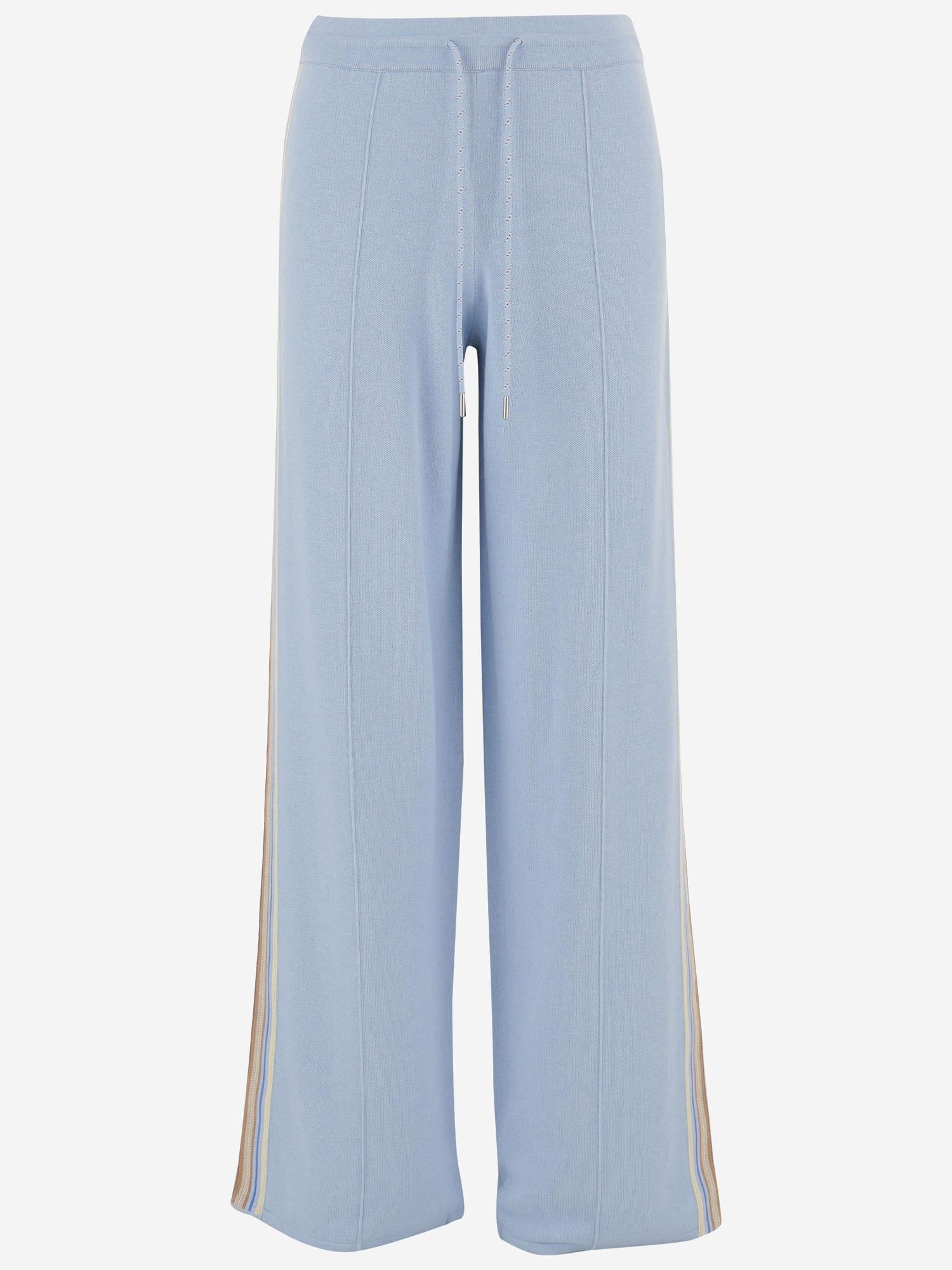 PANTALONI TRACK PANT IN COTONE E CASHMERE W40930JL CLRSKY GUEST IN RESIDENCE 