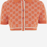 POLO IN COTONE CON MOTIVO GG 856263 XKE0M6027 GUCCI 