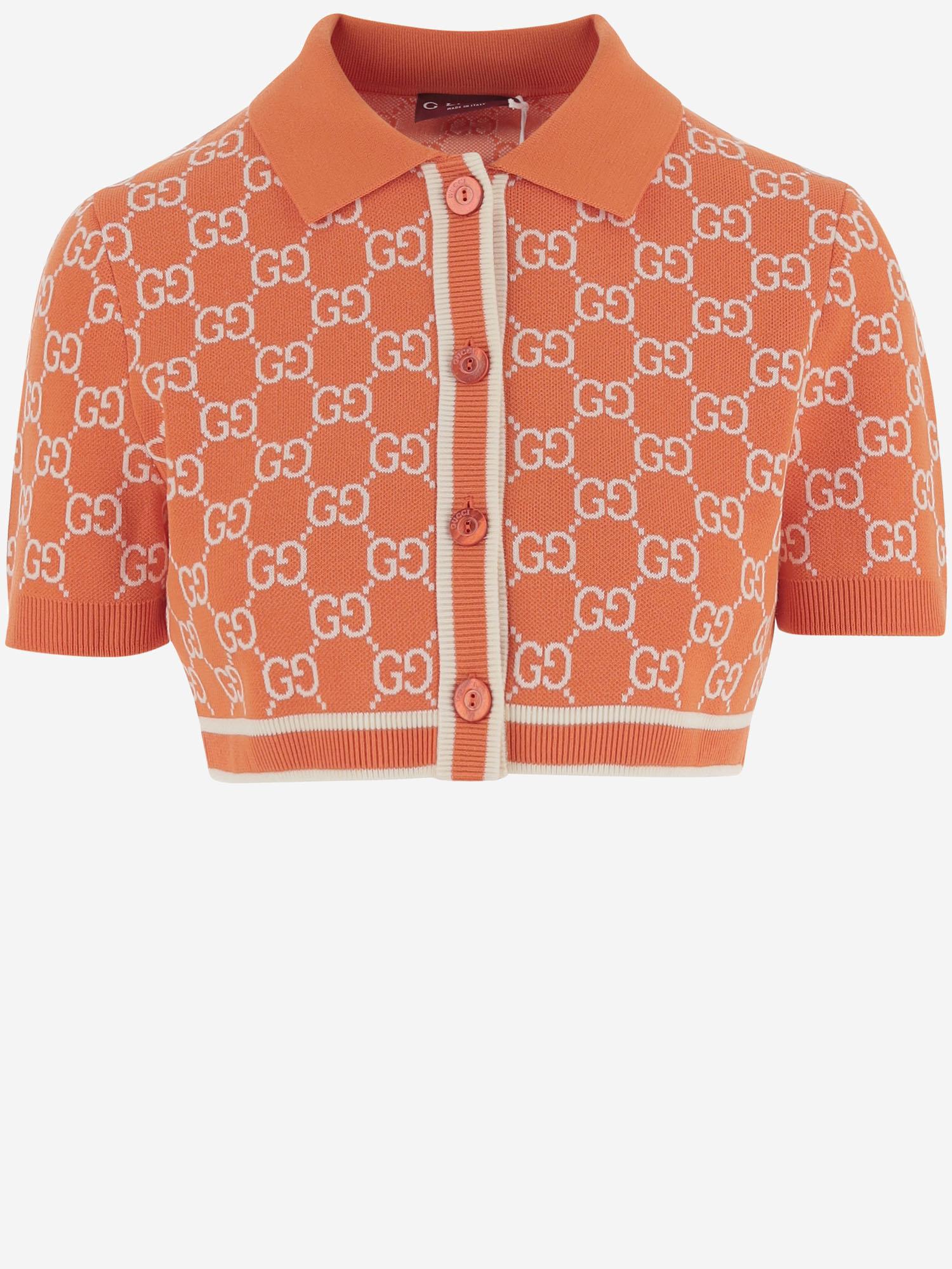 POLO IN COTONE CON MOTIVO GG 856263 XKE0M6027 GUCCI 