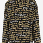 CAMICIA IN VISCOSA CON STAMPA 681812 TRLJ31094 BALENCIAGA 
