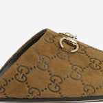 SABOT CON MORSETTO IN PELLE SCAMOSCIATA 849565 AAFQV2118 GUCCI 